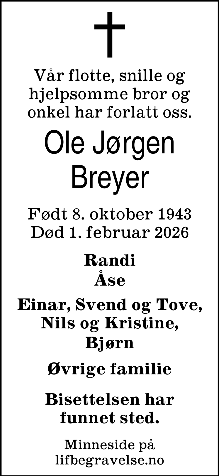 Dødsannonse