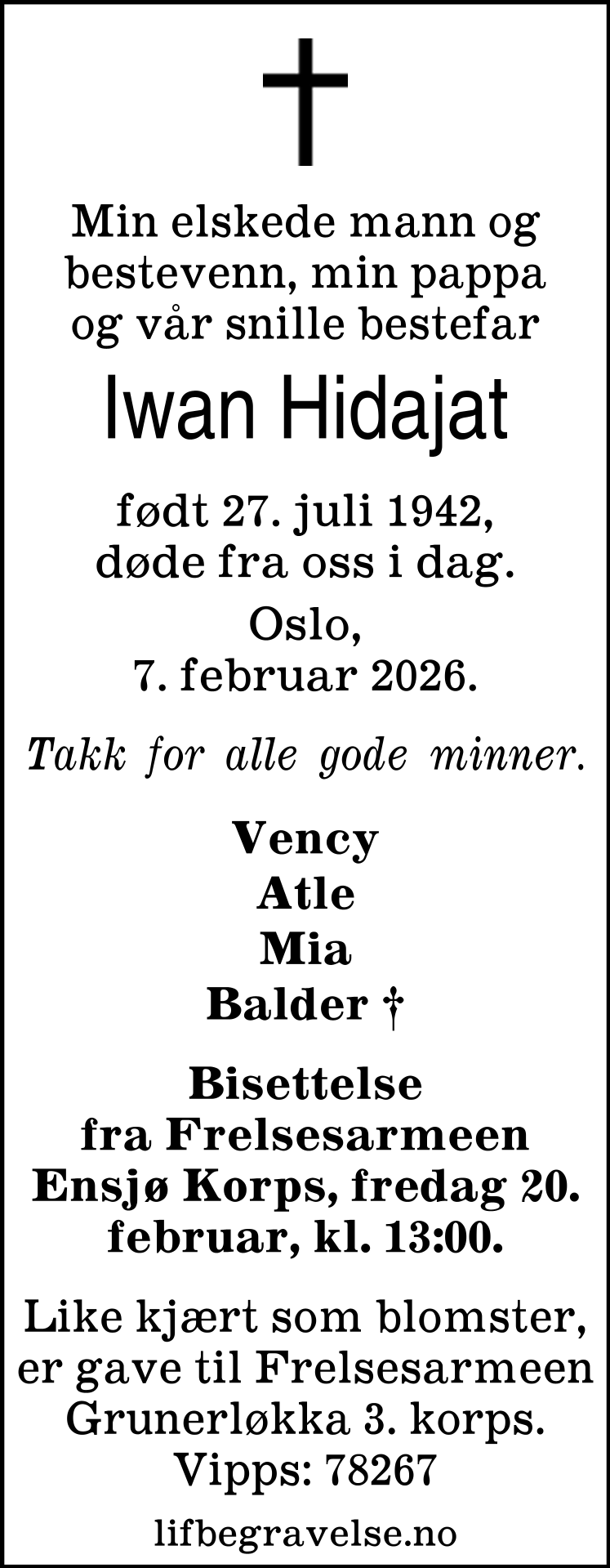 Dødsannonse