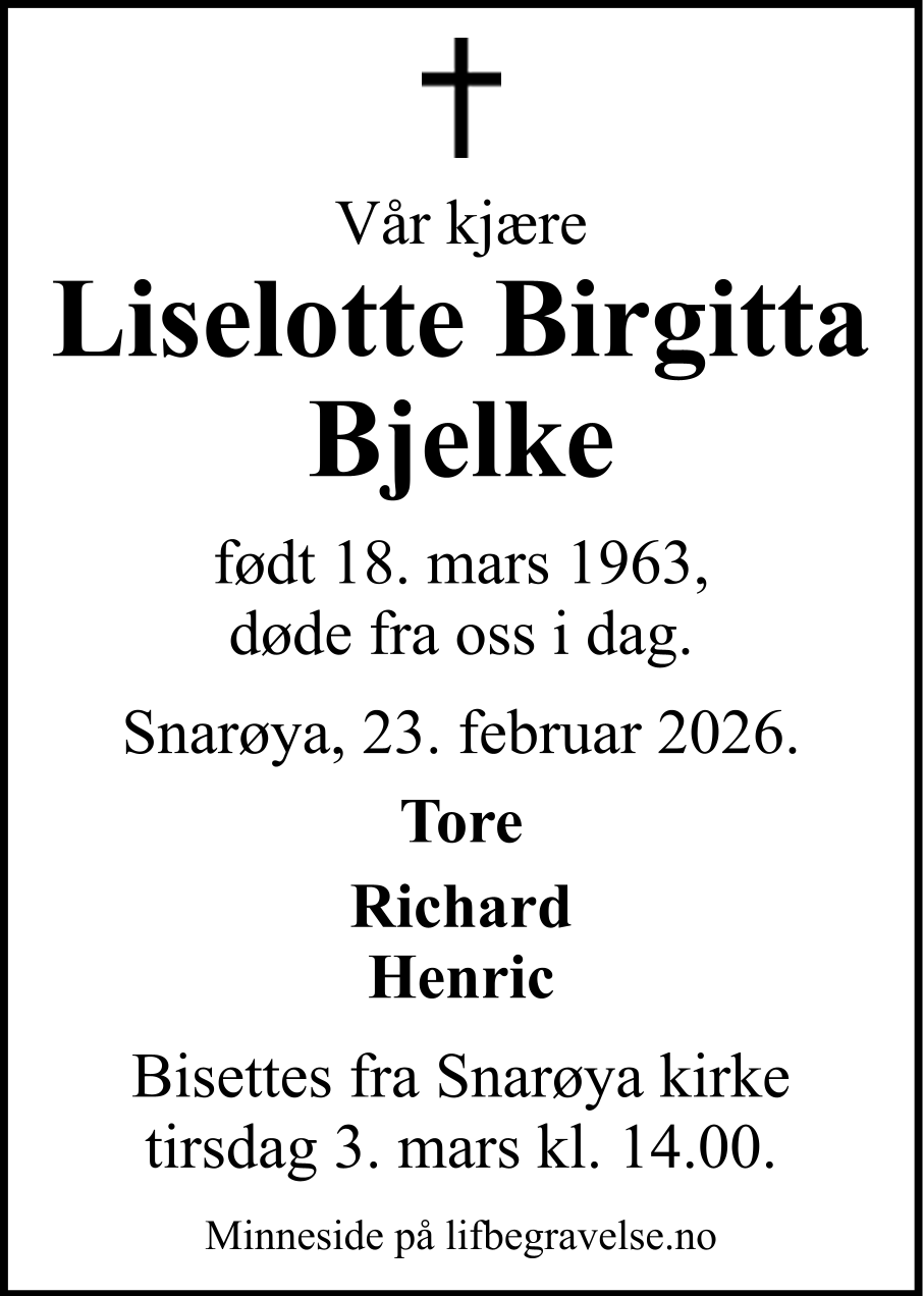 Dødsannonse