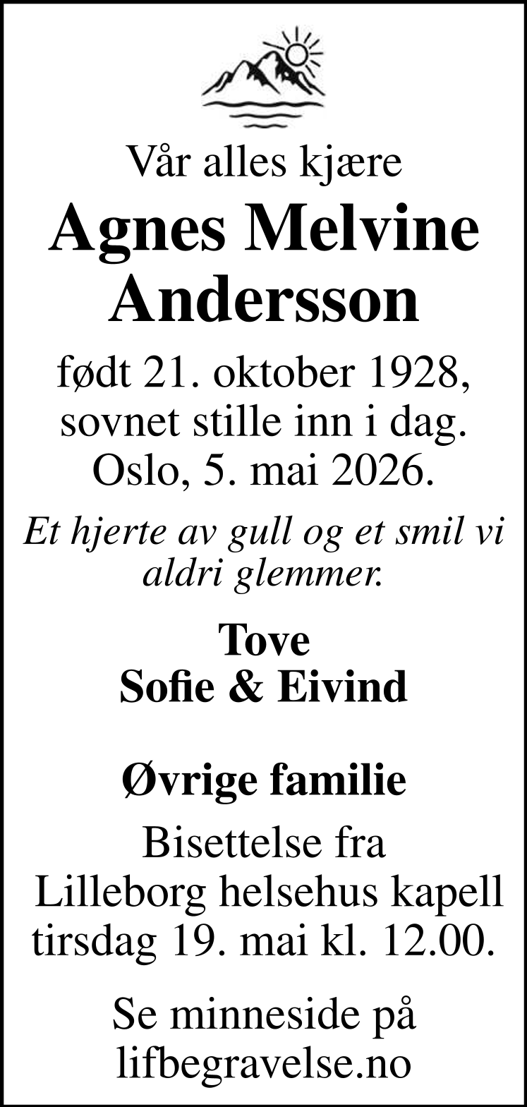 Dødsannonse