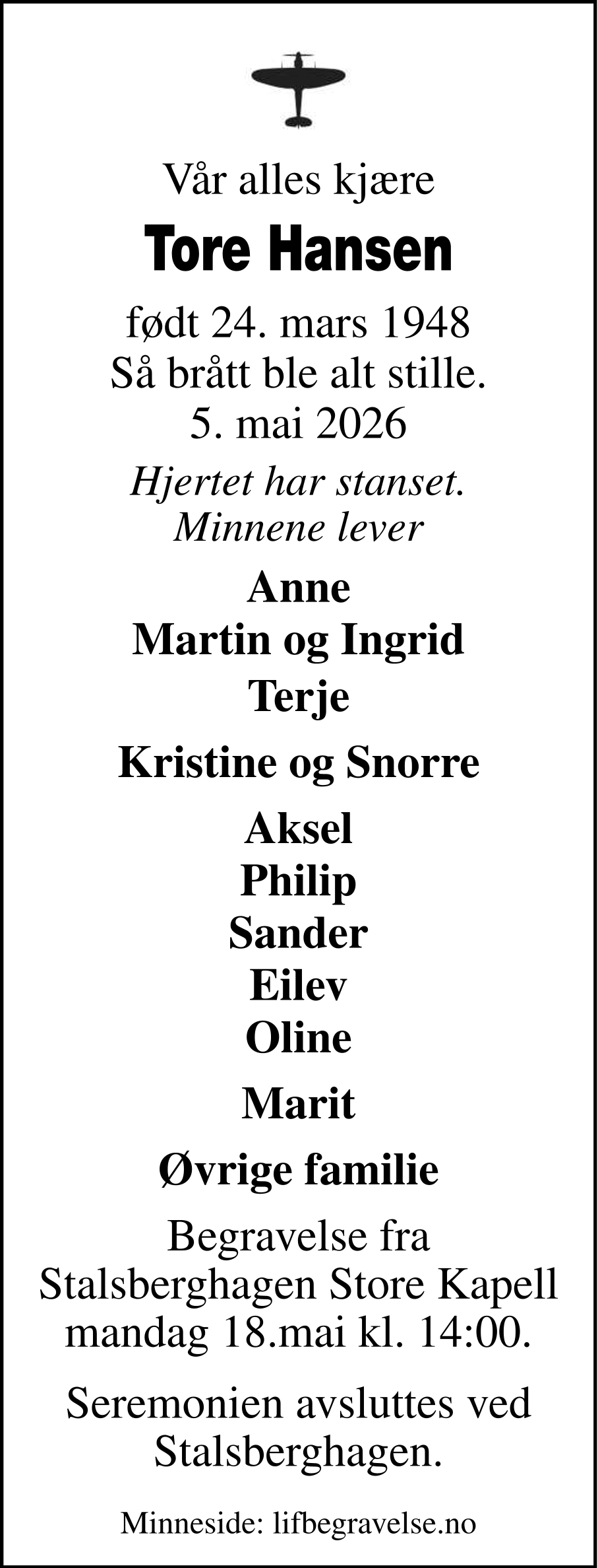 Dødsannonse