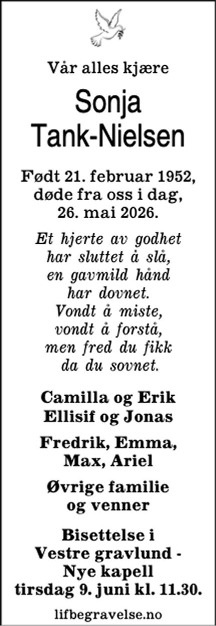 Dødsannonse