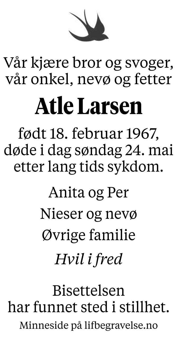 Dødsannonse