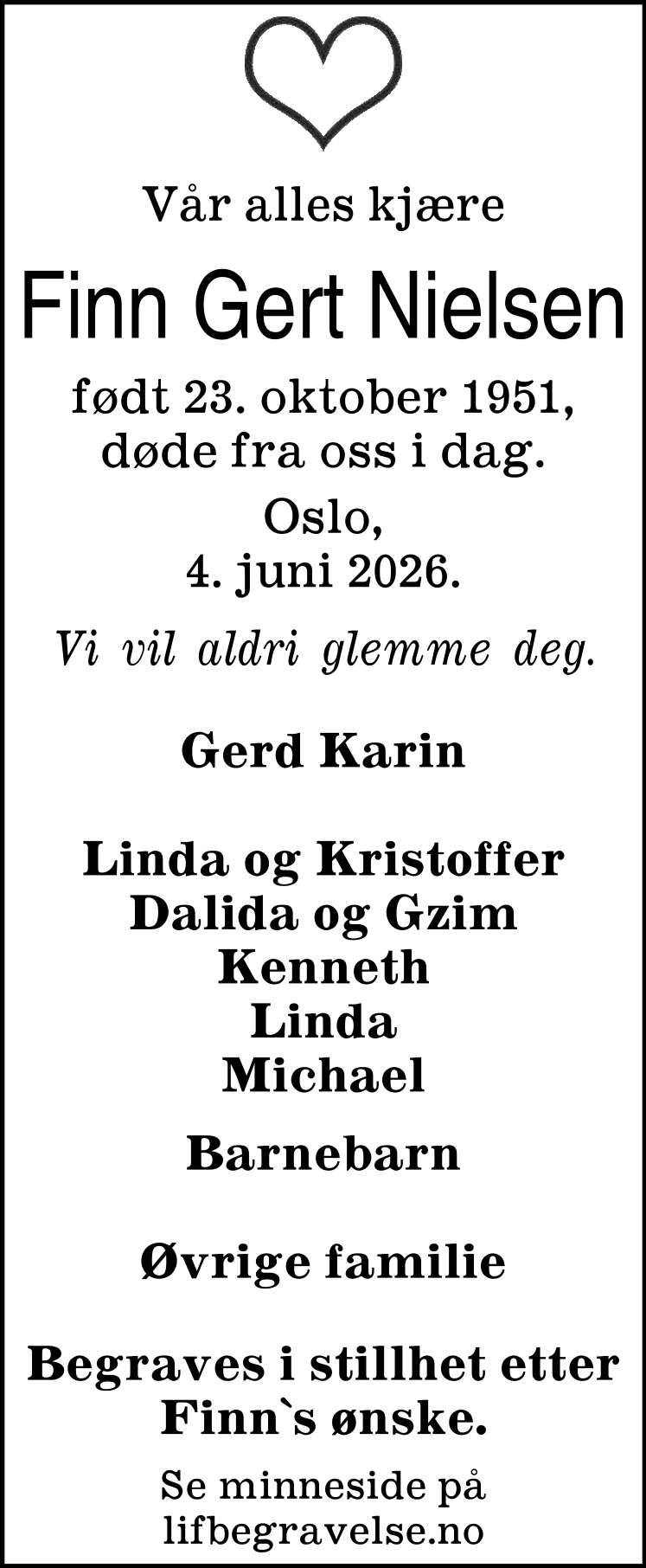 Dødsannonse