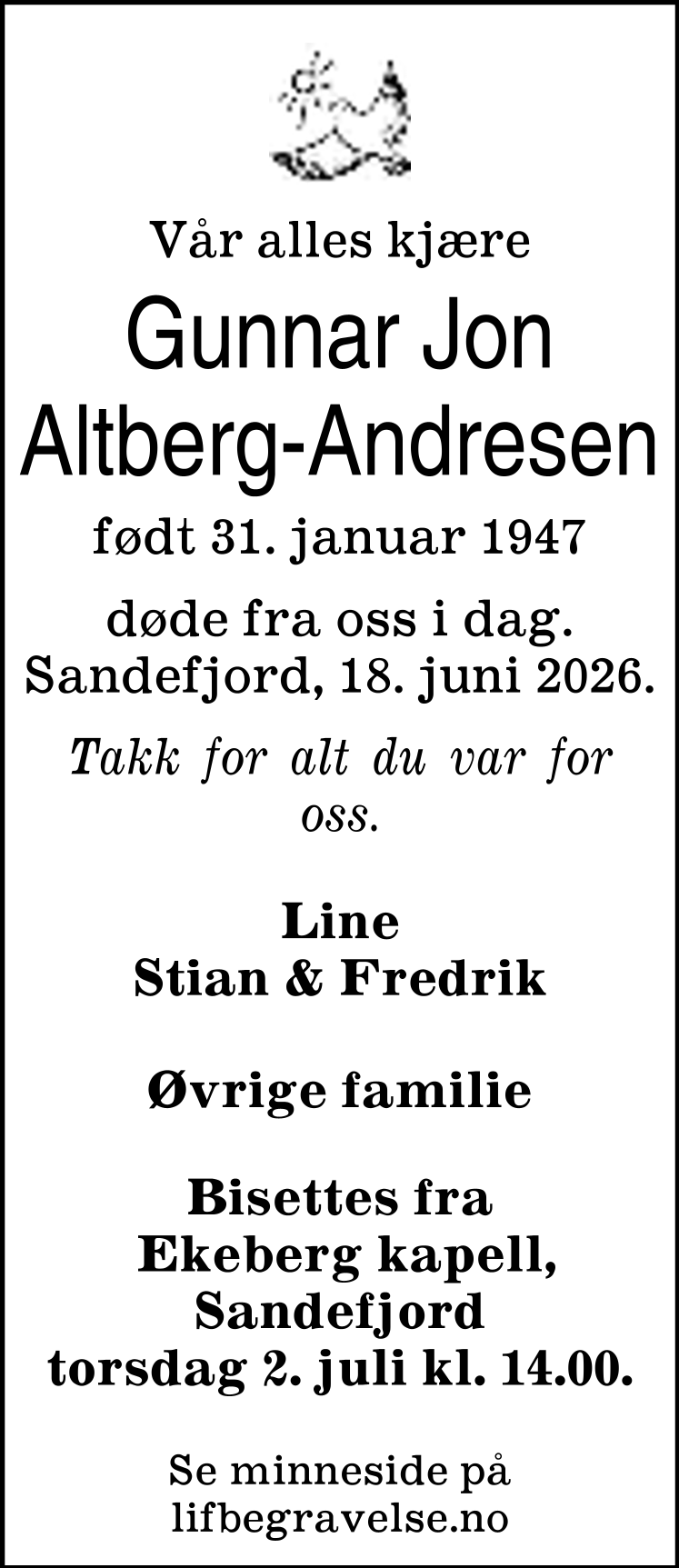 Dødsannonse